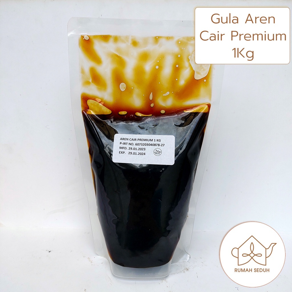 

Premium Gula Aren Asli Cair 1kg - Organic Liquid Palm Sugar