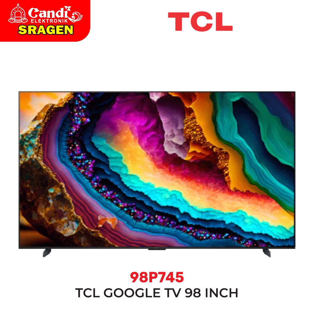 TCL 4K UHD Google TV 98 Inch HDR 10+ - 98P745