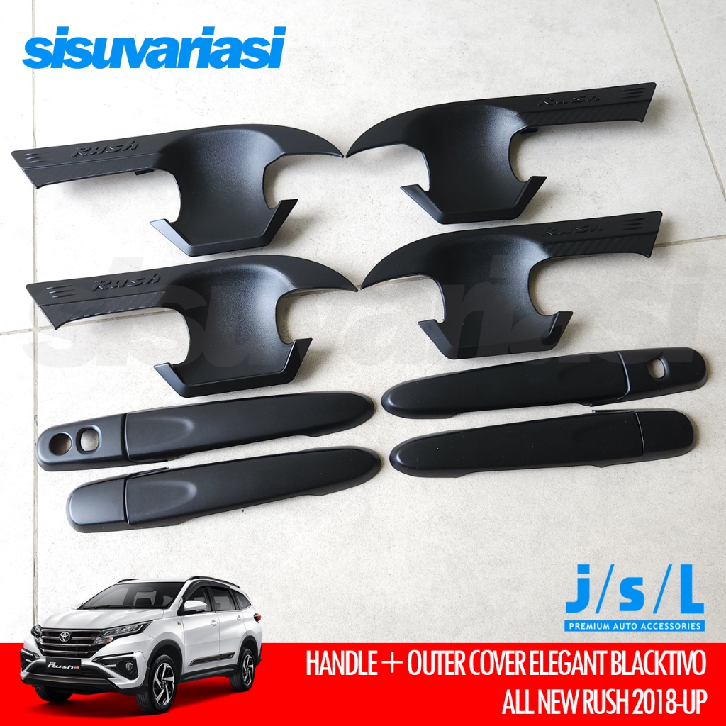 All New Rush 2018 2019 2020 2021 2022 2023 2024 Aksesoris JSL Paket Cover Handle Outer Pintu