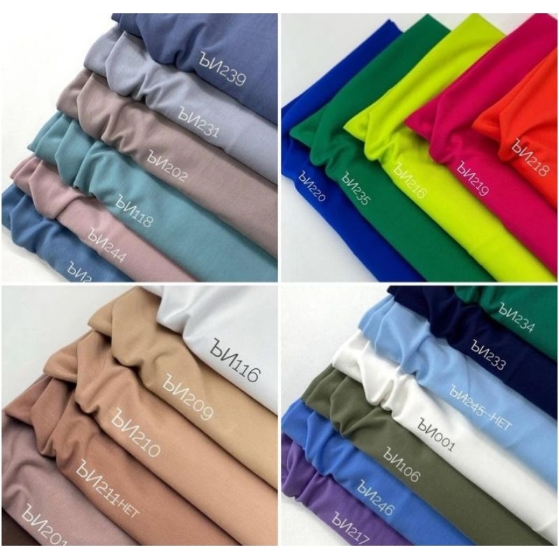 bahan Jersey Korea strech