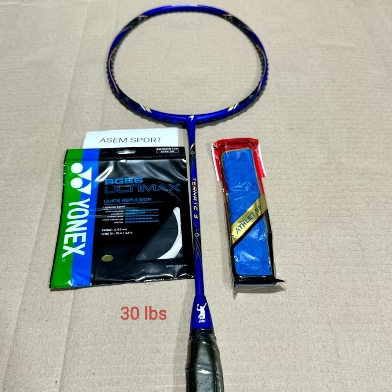 RAKET BADMINTON FLYPOWER TERNATE 3 ORIGINAL 30 LBS