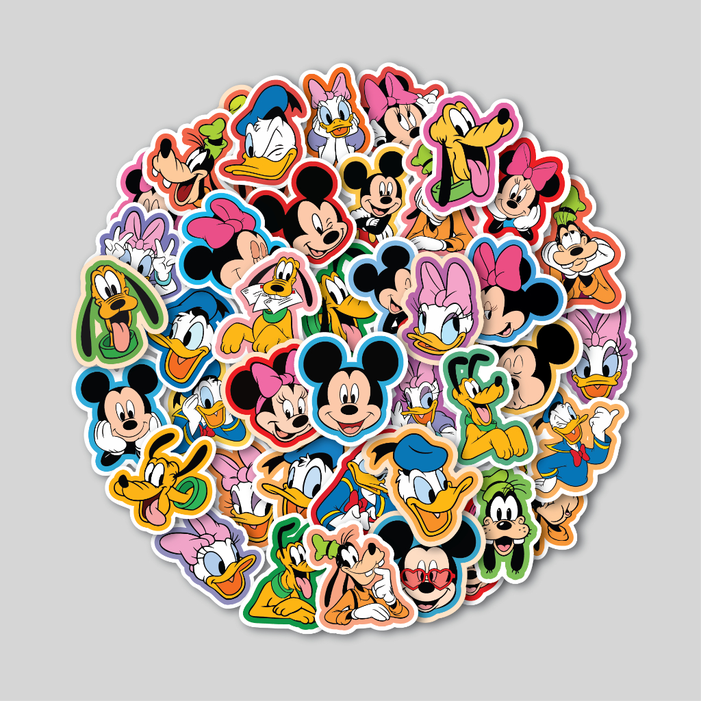 

STICKER PACK MICKEY AND FRIENDS | STICKER TUMBLR LAPTOP | STIKER KOPER HELM