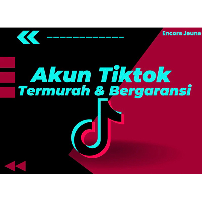 Akun tiktok 1000folower live streaming