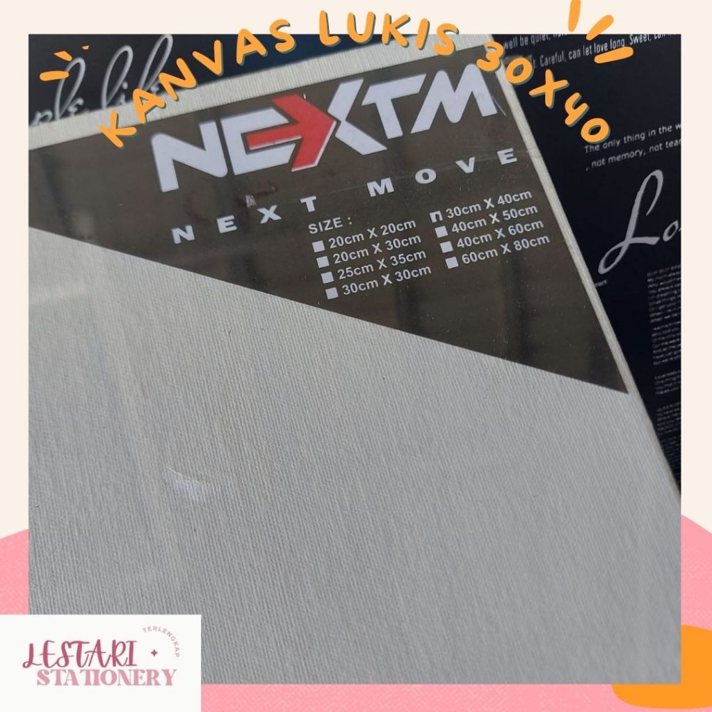 

Kanvas 30x40 | Kanvas Lukis Polos | Kain Kanvas | Lestari Stationery