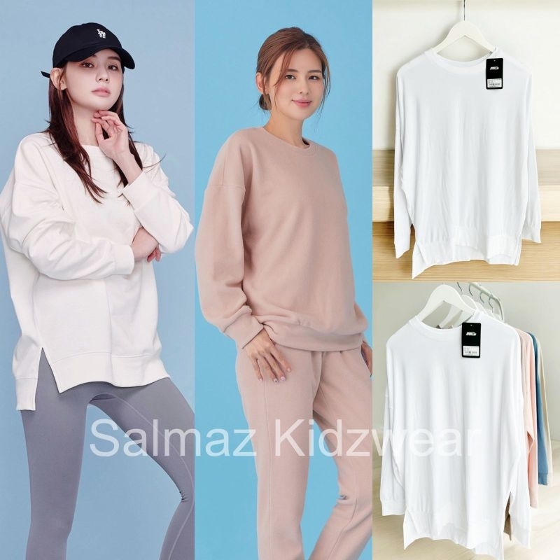 Kaos Sweatshirt Wanita Dewasa Lengan Panjang STL
