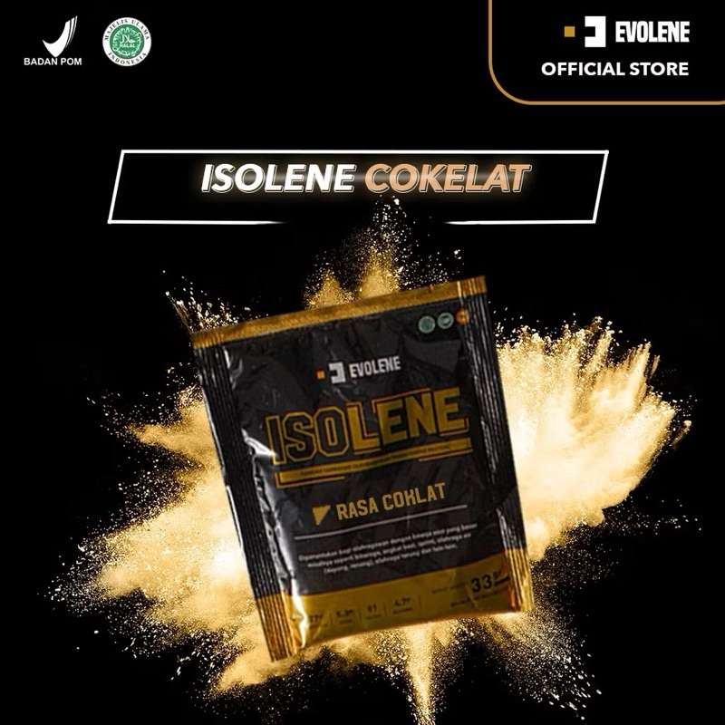 

ISOLENE Coklat Sachet - Evolene Whey Protein