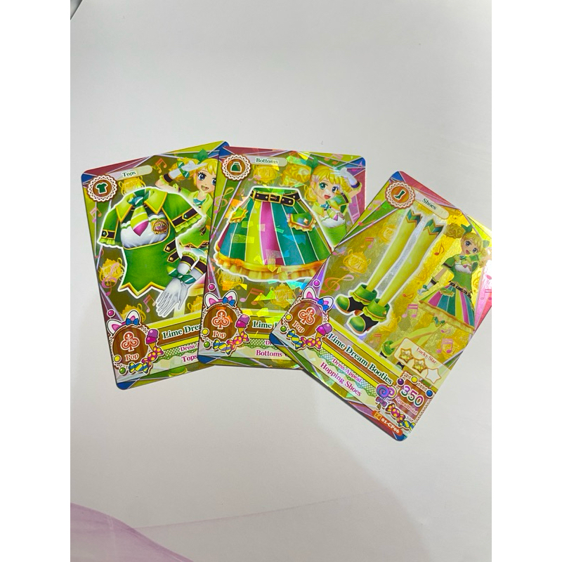 AIKATSU KI SAEGUSA LIME DREAM COORD SET