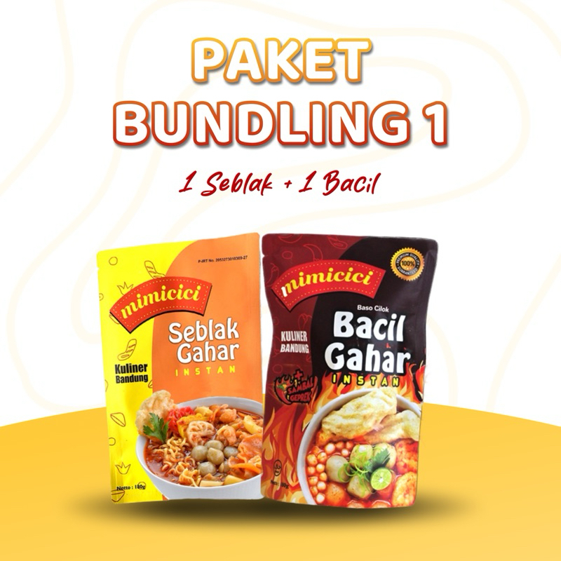 

Paket happy 2 Seblak Bacil