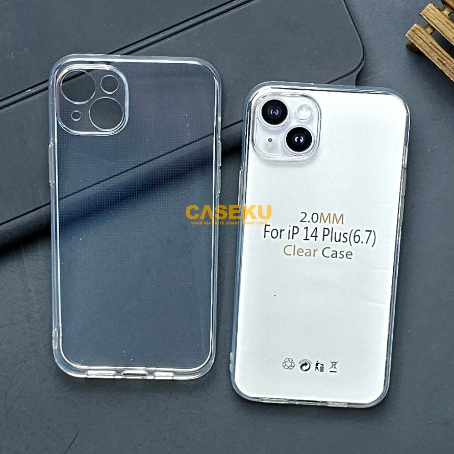 Case iPhone 14 iPhone 14 Plus iPhone 14 Pro iPhone 14 Pro Max Clear Case Bening 2.0mm Premium Softca