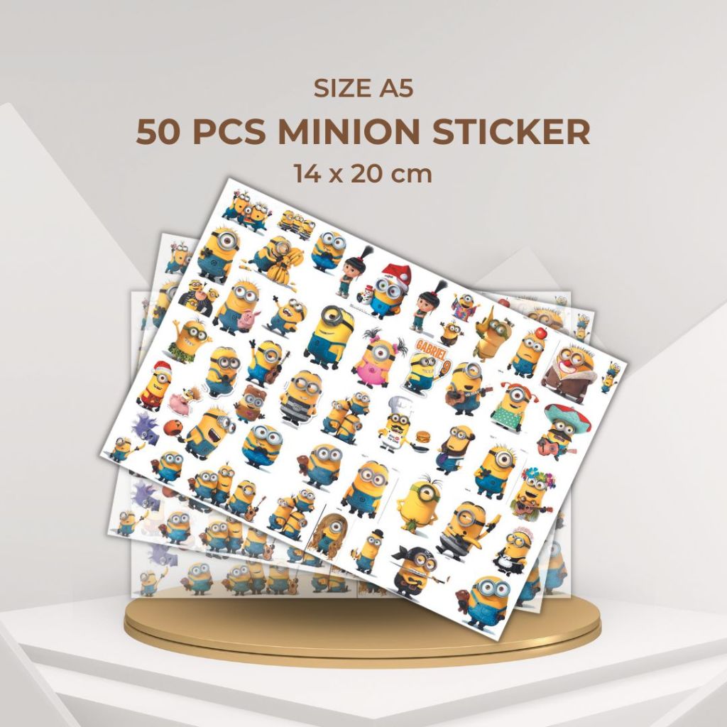 

50 PCS STICKER TUMBLR MINION PAKETAN STICKER TUMBLR MINION STICKER TUMBLR MINION STIKER AESTHTEIC STICKER CUTE