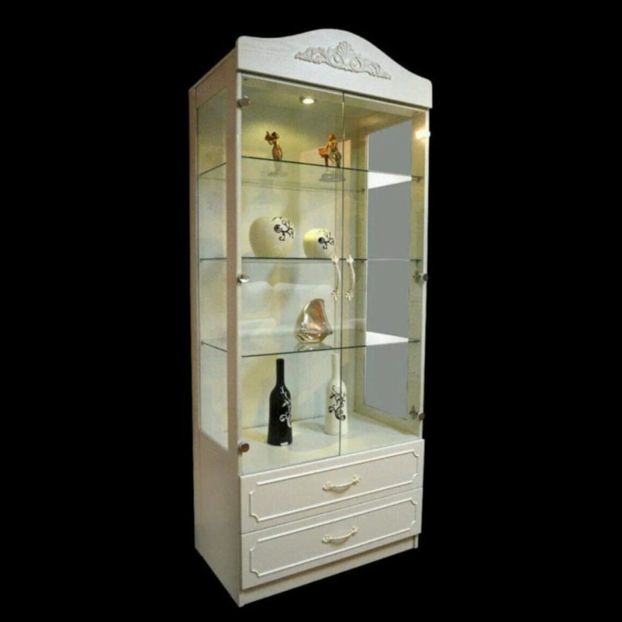 Lemari Hias Lampu OLYMPIC desain Modern Minimalis untuk Ruang Kamar, Tamu, Keluarga | Lemari 2 pintu