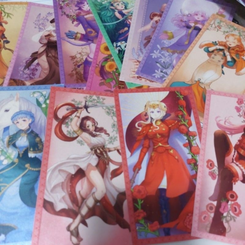 

FE3H Fire Emblem Three Houses Glitter Cards Females by Lunacerra
