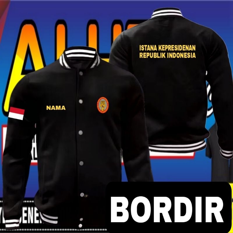 jaket bordir istana kepresidenan jaket varsity istana kepresidenan Jaket baseball istana kepresidena