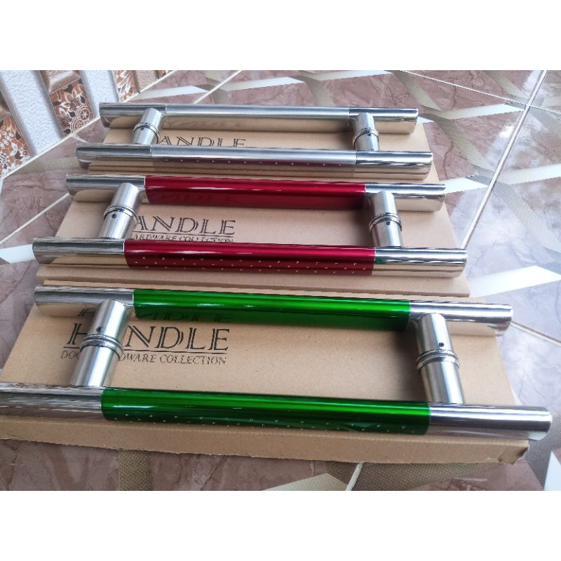 Handel pintu Oval panjang 45cm dan 60cm kaki tembus,kaki tempel,kaki kaca