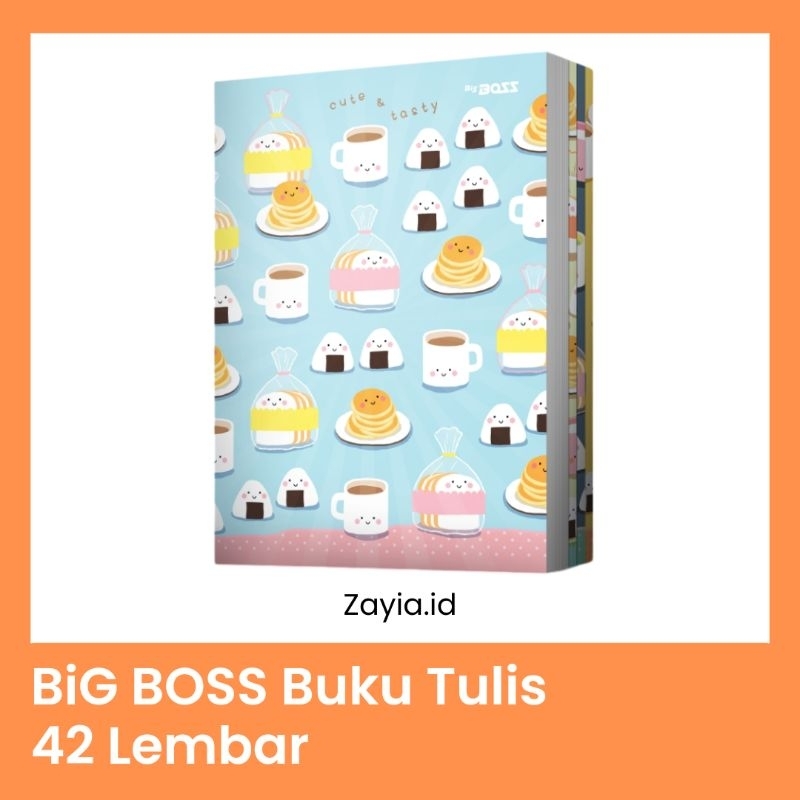 

Buku Tulis Big Bos 42 Lembar / Buku Tulis Sekolah / Buku Tulis Sedang / Kertas Tebal