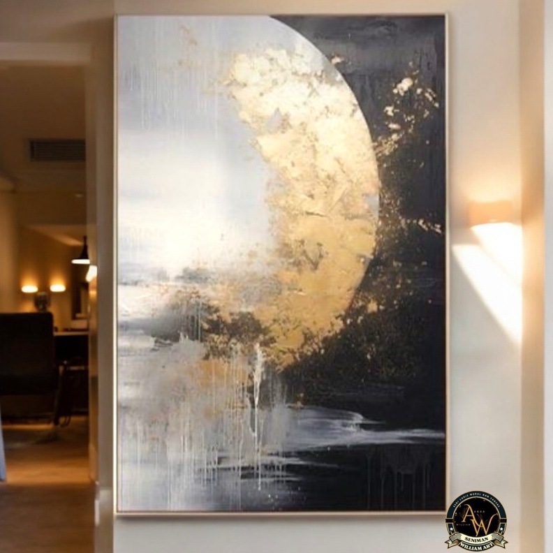 

KODE V53J lukisan dingding abstrak modern art aesthetic