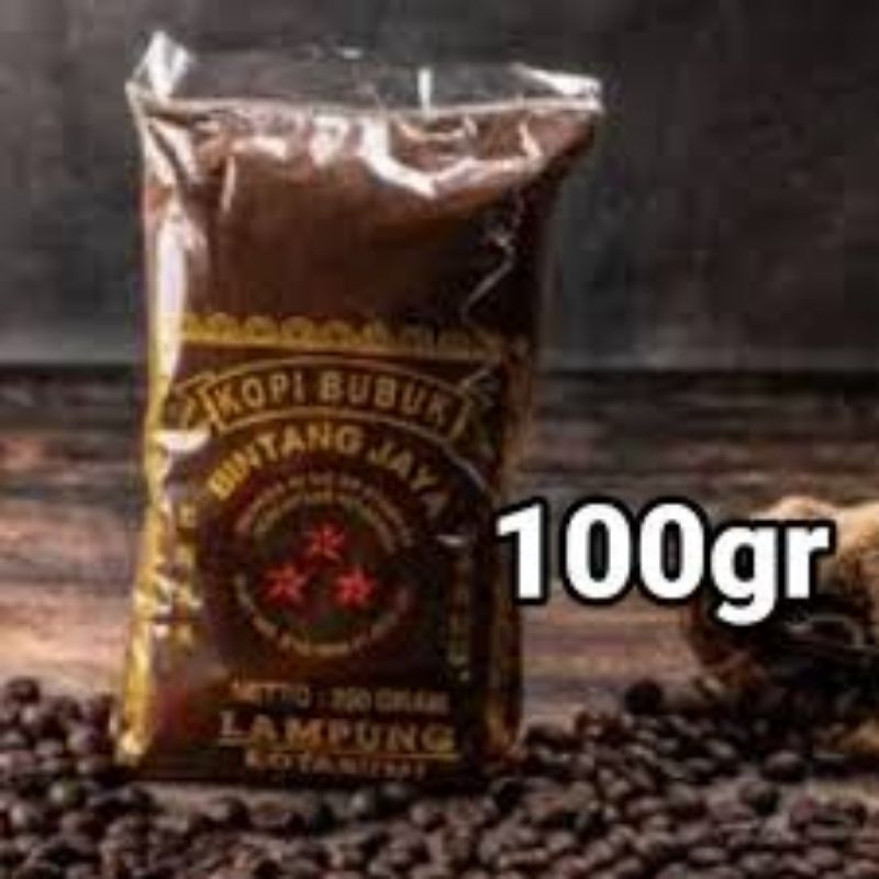 

Kopi bintang jaya 100gr kopi asli Kotabumi Lampung utara