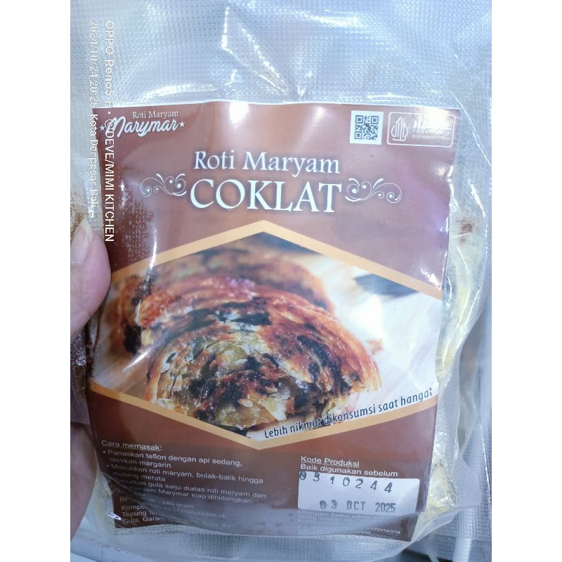 

ROTI MARYAM COKLAT ISI 5PC PER PACK