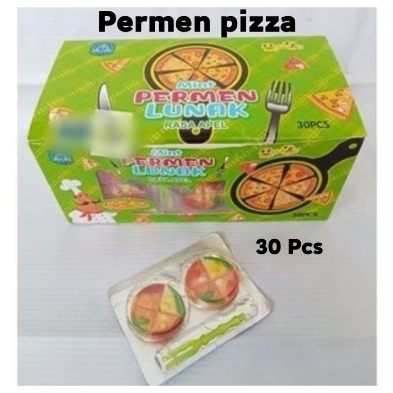 

PERMEN LUNAK GUMMY PIZZA BURGER ISI 30PCS CANDY GULAAN PERMEN VIRAL