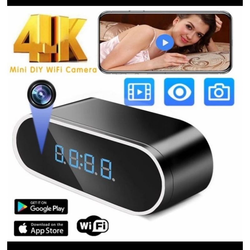 CCTV SPY WIFI WIRELESS IP CAMERA CCTV JAM MEJA 8MP CCTV TERSEMBUNYI HP ANDROID HASIL KAMERA JERNIH