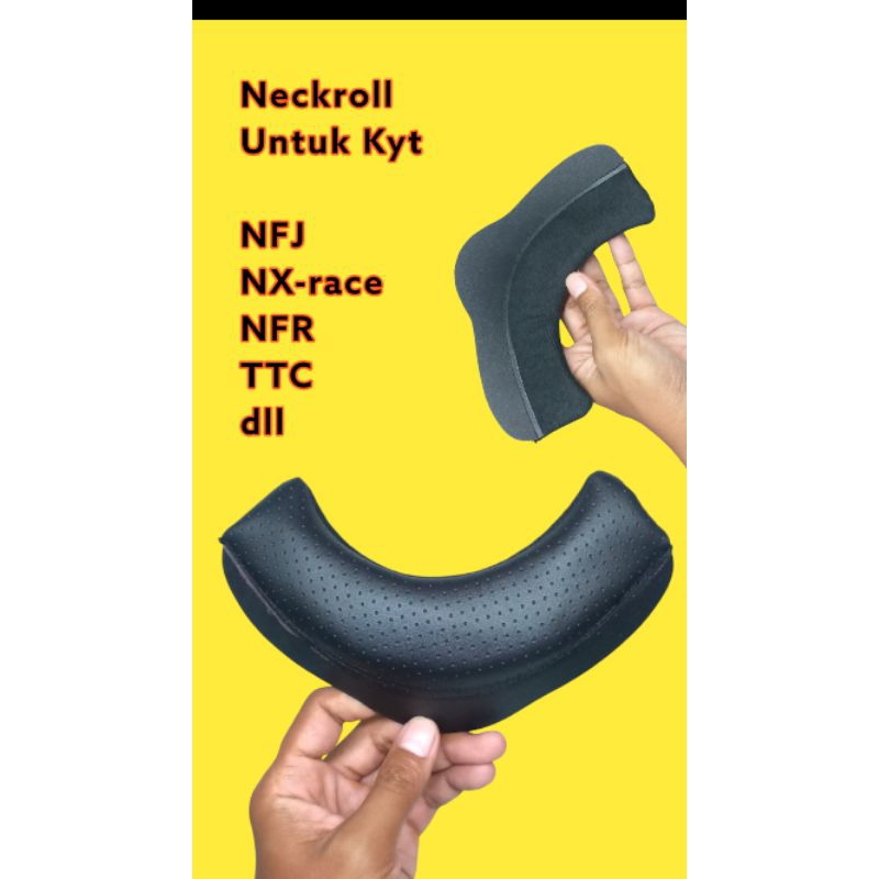 neckroll busa leher helm kyt  NFJ, NX-RACE, NFR, TT cource