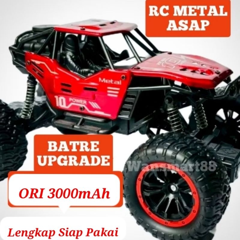 ORIGINAL RC METAL ASAP [FREE BATREI REMOT] BODY METAL BATERAI CAS MOBIL REMOTE CONTROL RODA KARET TO