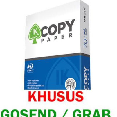 

KF7 COPY PAPER IK 7GR A4 FOLIO GSEND GR4B INSTAN KED FOTOCOPY