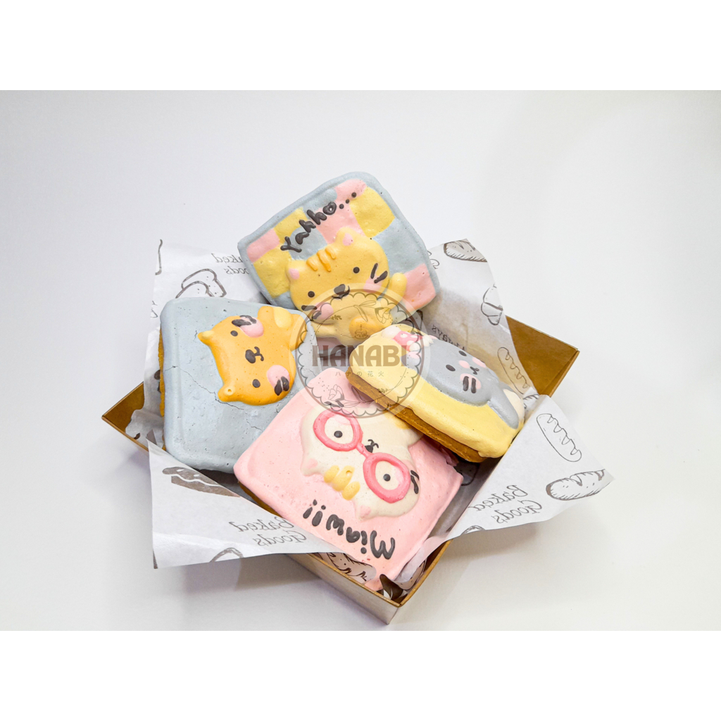 

Hanabi Cat Series - Cookies Karakter Lucu dan Unik – Camilan Manis by Hanabi Cake and Dessert