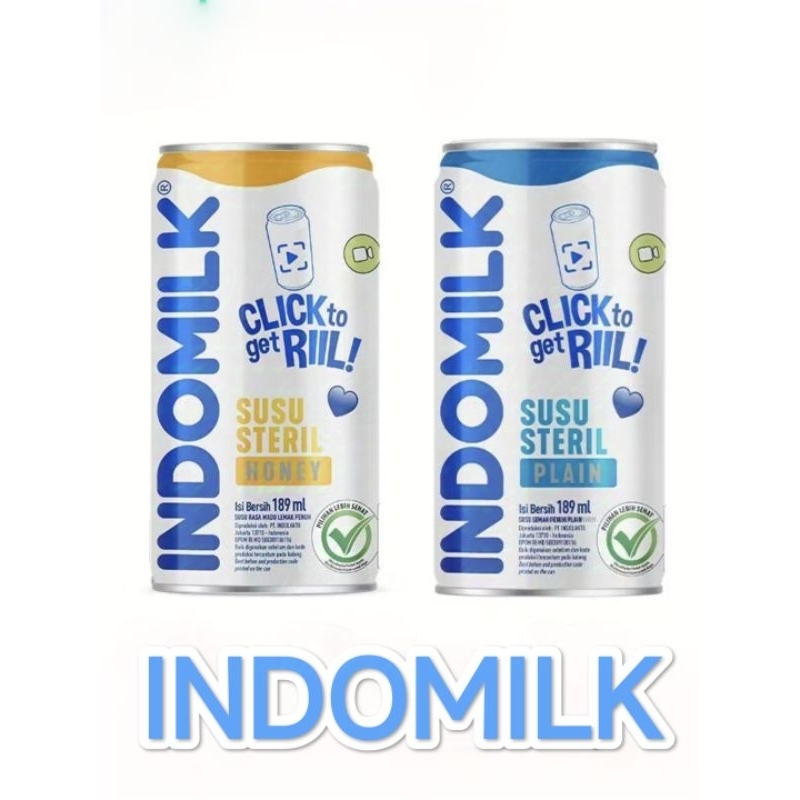 

Indomilk susu steril 1 kaleng @189ml