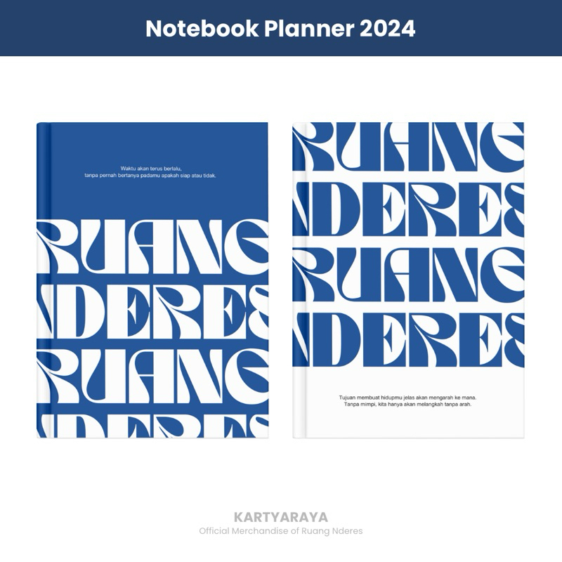 

Notebook Planner 2024 by Ruang Nderes