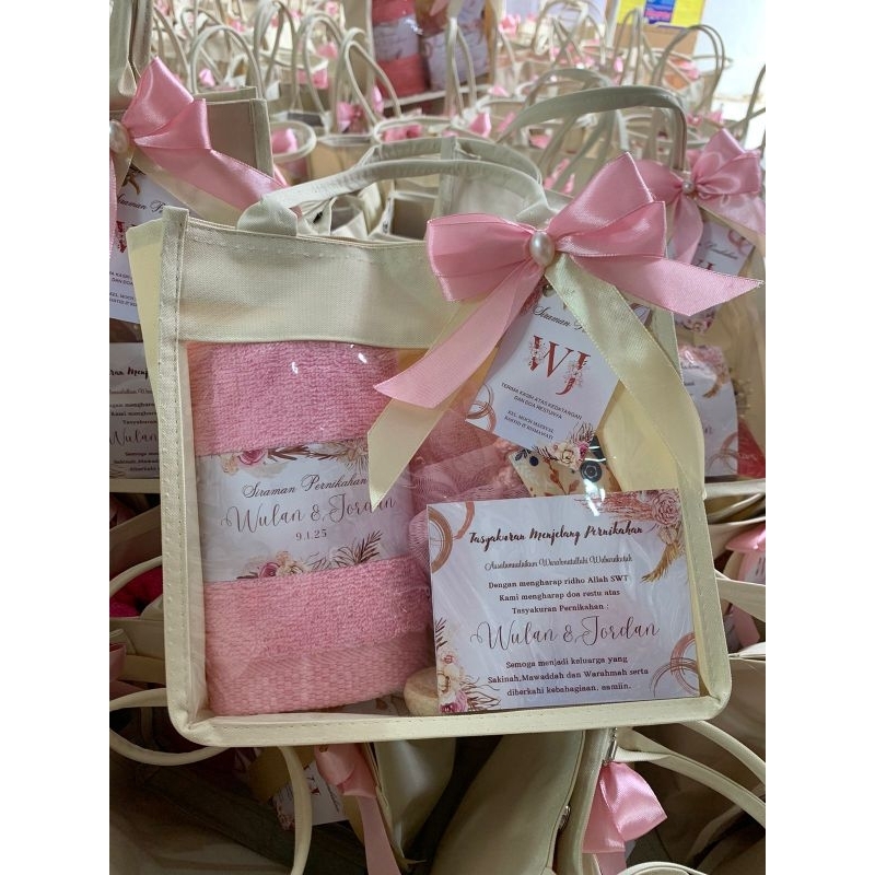 HAMPERS TAS KANVAS 15x20 - HAMPERS SOUVENIR SIRAMAN TASYAKURAN AQIQAH KHITAN SUNAT NIKAHAN PENGAJIAN