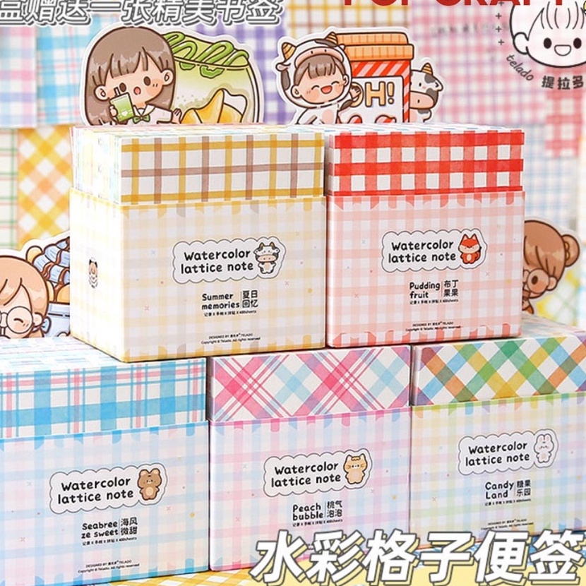 

Khusus PC Memopad Notepad Isi 2 Lembar Note Kes Aesthetic Colourfull Kes Note Memo M Lucu TLD71