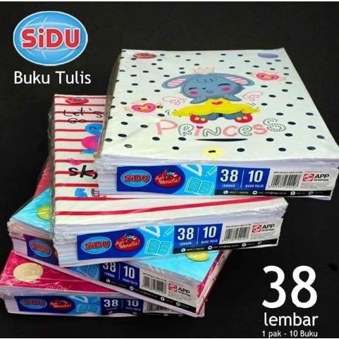 

KP8 BUKU TULIS SIDU 38 LEMBAR BUKU TULIS SEKOLAH 1 PACK ISI 1Pcs
