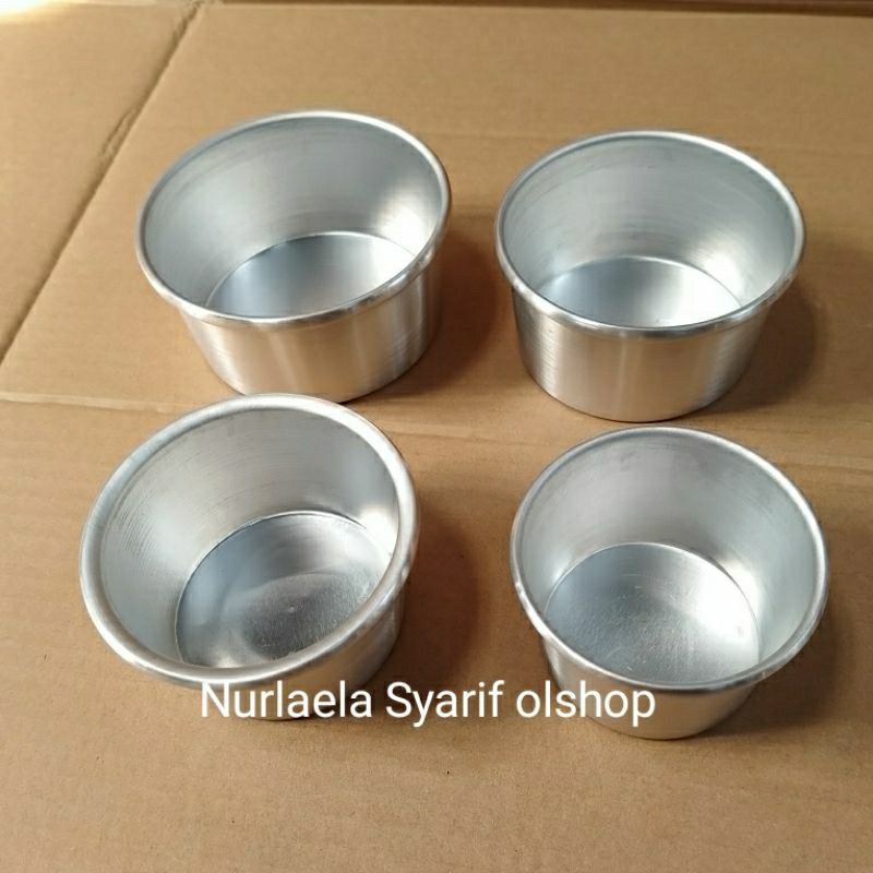Loyang Bulat Press Mangkok Bal bal 7cm - 10cm Tinggi 5cm
