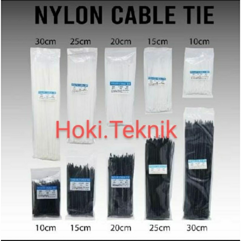 

PROMO KABEL TIES TERMURAH !!! DARI UKURAN ( 15CM, 20CM, 25CM, 30CM ) WARNA PUTIH DAN HITAM