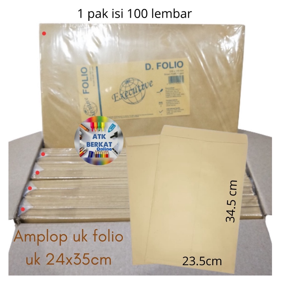 

murah Amplop Coklat Folio