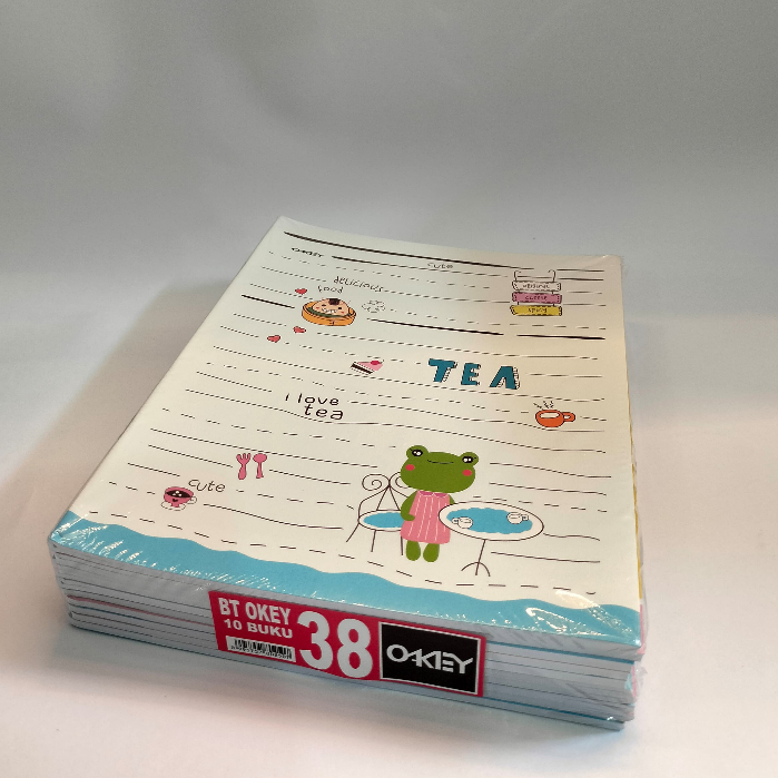 

BUKU TULIS OKEY 38 LEMBAR 1 PAK ISI 10 BUKU