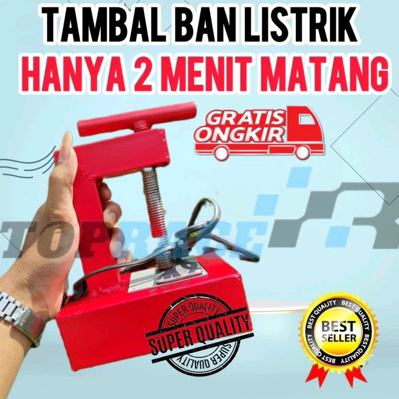 Alat Tambal Ban Listrik Elektrik Tempel ban dalam motor Harga Satuan