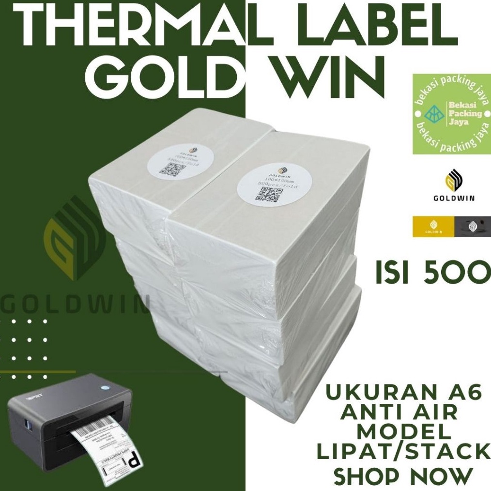 

KODE K64J Label Thermal Lipat 1x15 isi 5 mm GOLDWIN