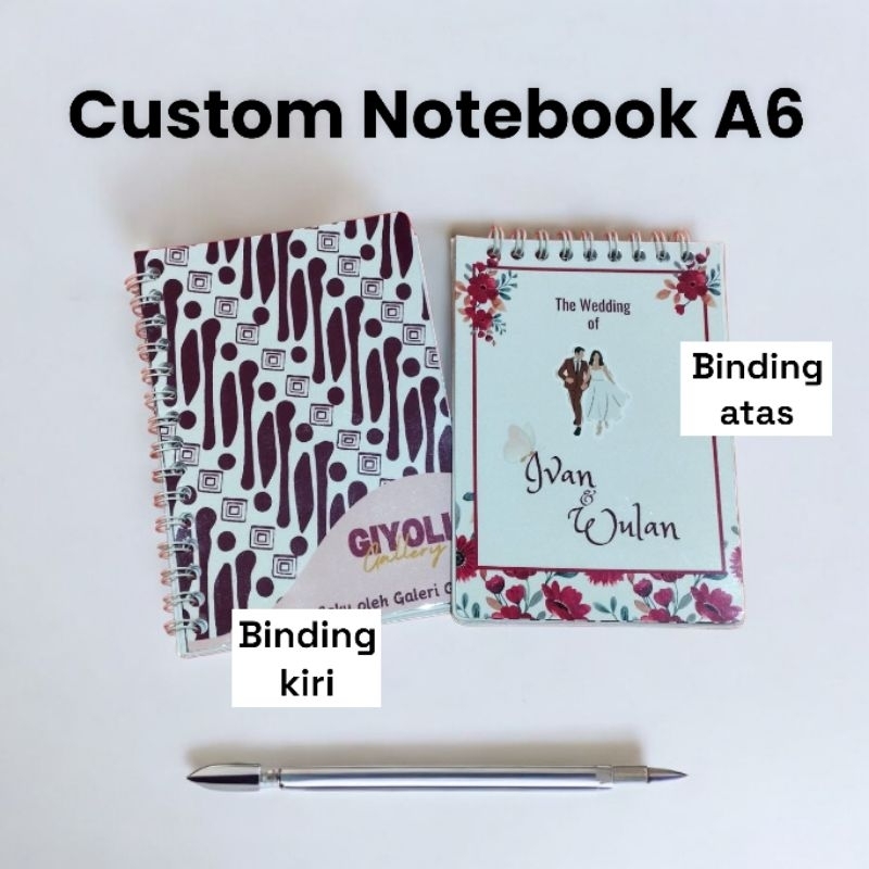 

NOTEBOOK COVER CUSTOM A6