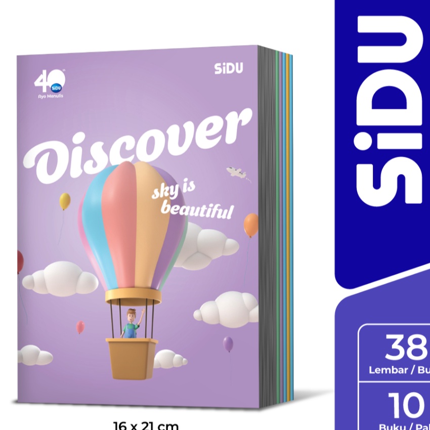 

Istimewa SiDU Buku Tulis 38 Lembar