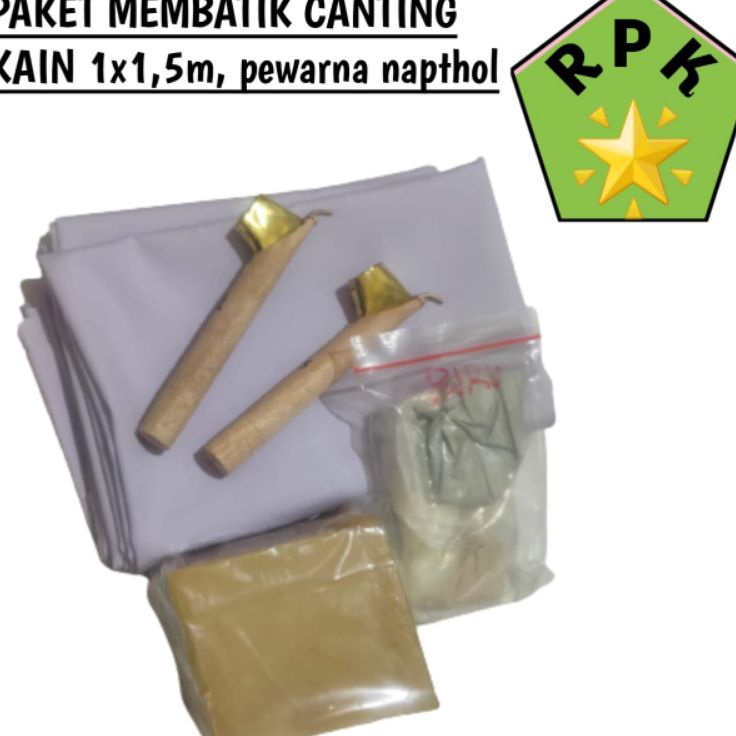 

Grosir Diskon paket Alat membatik paket kain 15m naptol canting lilin