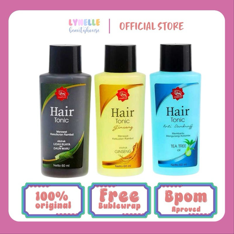 VIVA HAIR TONIC GINGSENG PERAWATAN RAMBUT RONTOK