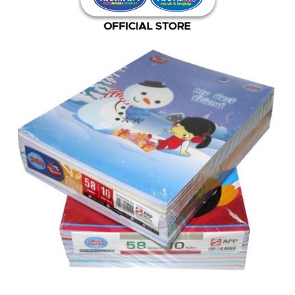 

Super IDOLMART Buku Tulis SIDU isi 58 Lembar 1 pack isi 1 Buku