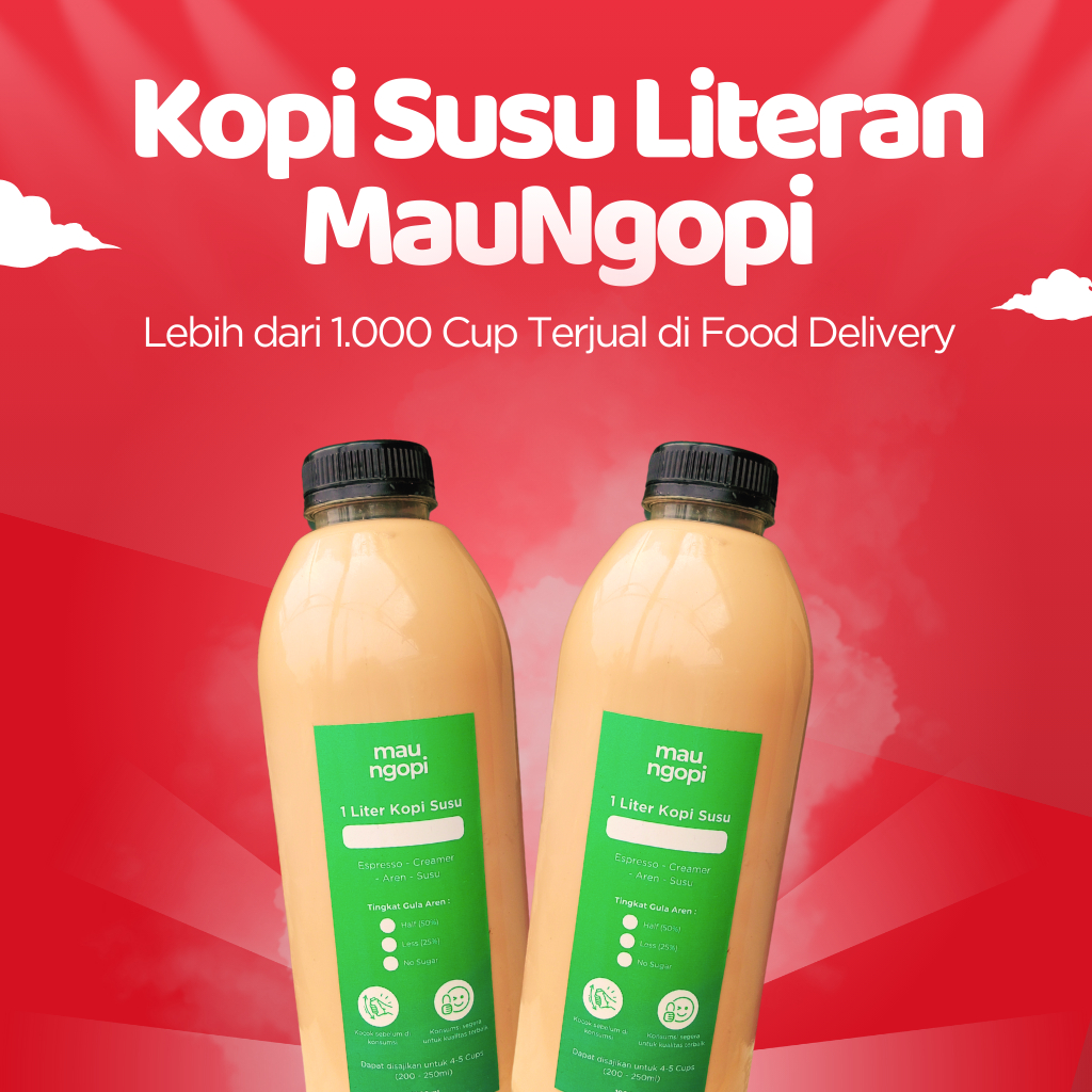 

1 Liter Kopi Susu Gula Aren Mau Ngopi