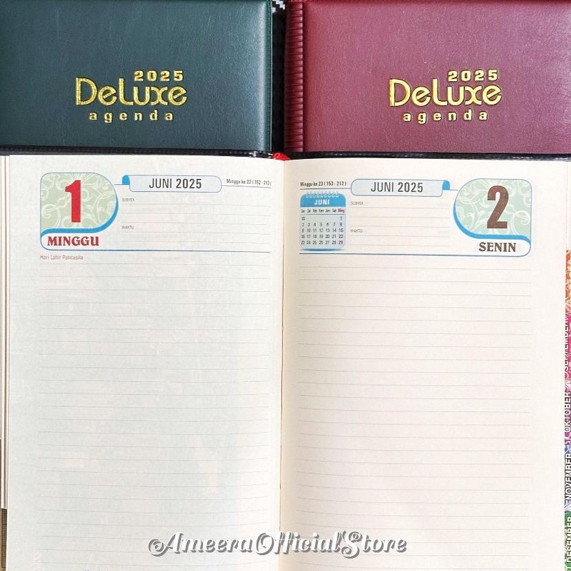 

KP8 BUKU AGENDA DELUXE AGENDA KERJA 225 KES KREM DAN PUTIH NOTEBOOK 225