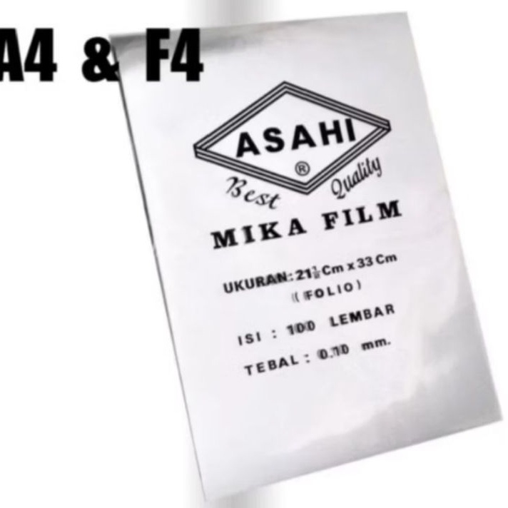 

Mega Plastik Mika Jilid ASAHI 1mm 1pak1lembar