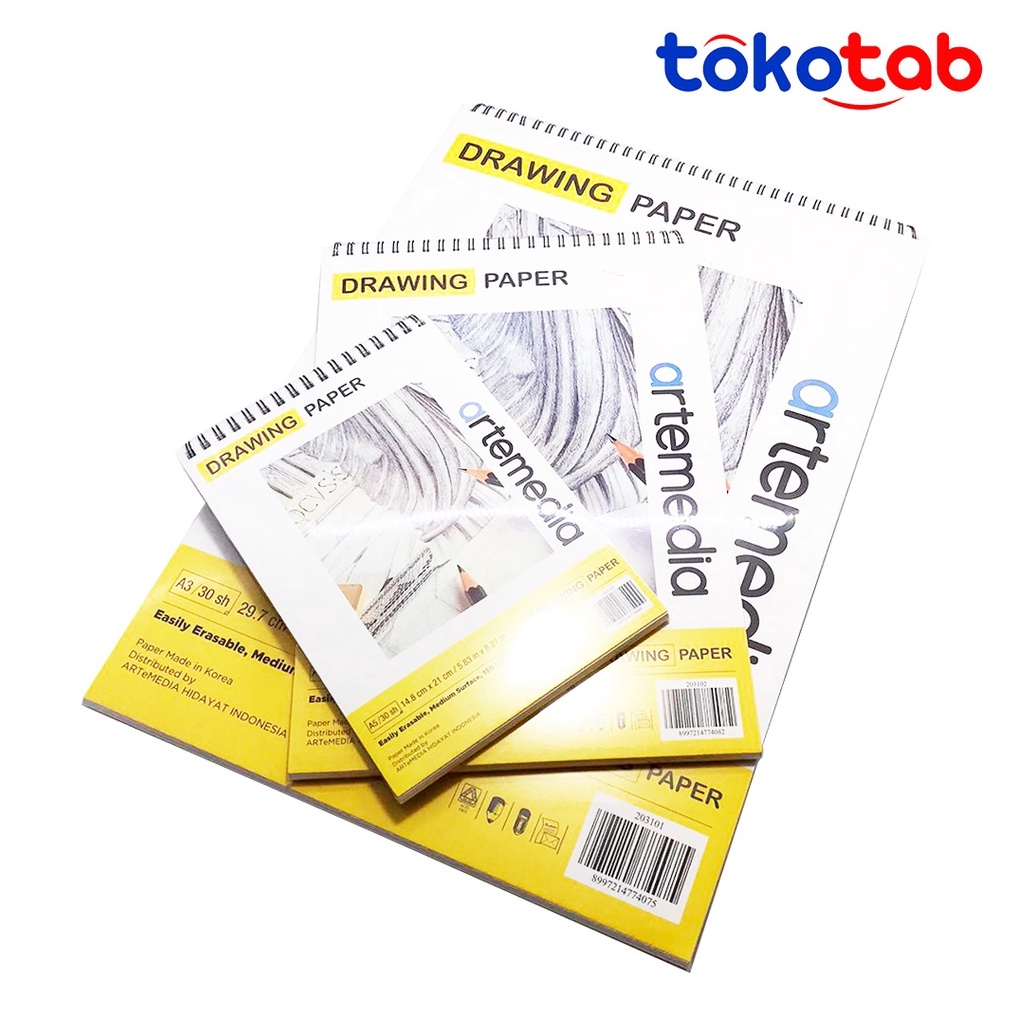 

KODE X24P Buku Gambar Sketchbook Drawing Paper ARTEMEDIA Drawing Paper A3 A4 A5