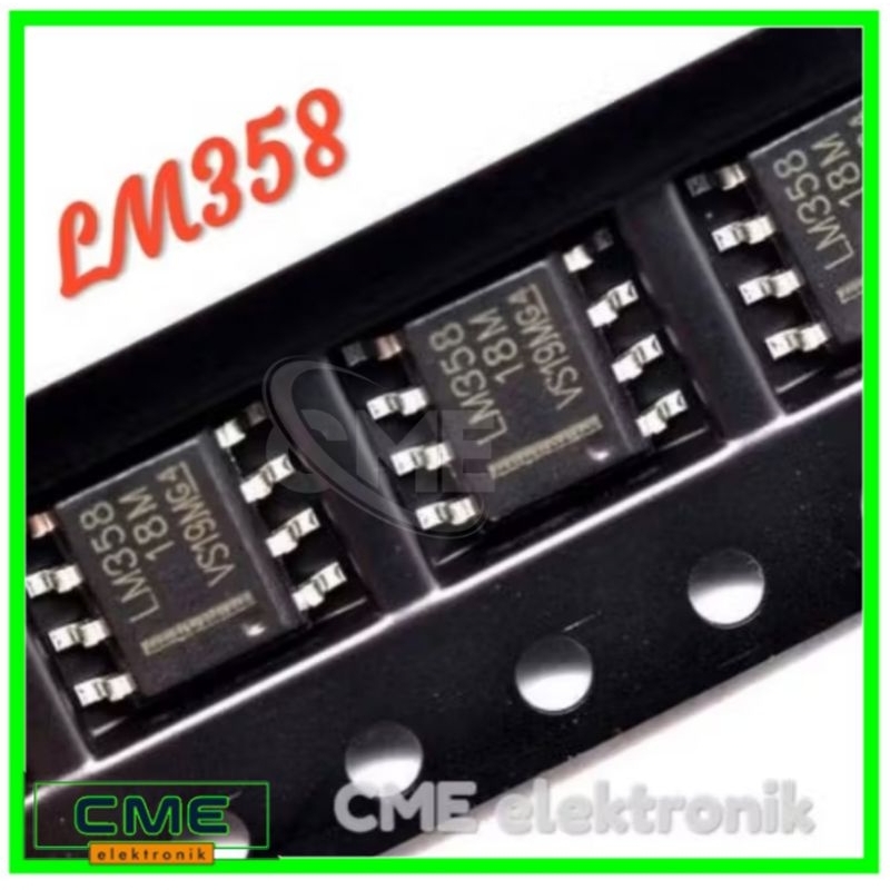 IC LM358 / LM358DR / 358 SOP 8 SMD AS358