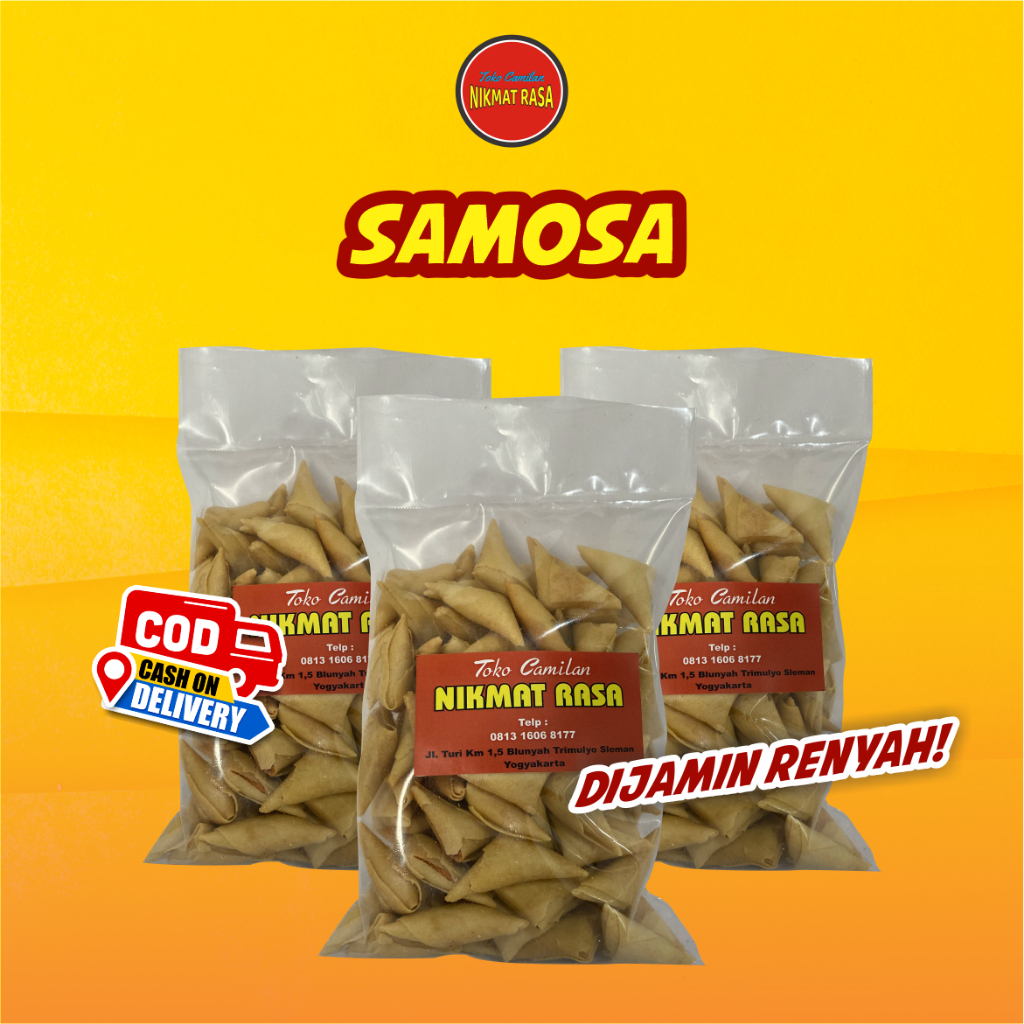 

Samosa Kering Isi Abon 250g/500g Snack Kiloan Enak Murah